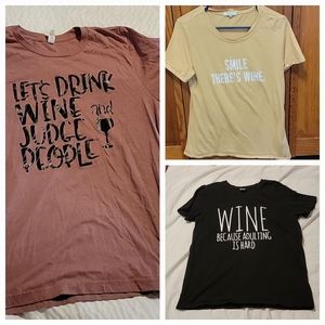 Wine t-shirt bundle